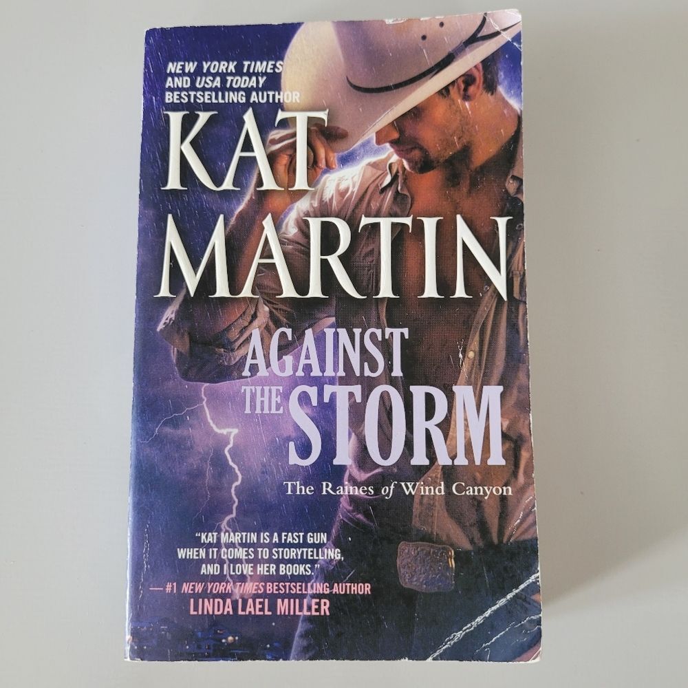 Kat Martin "Against the Storm" Paperback Book